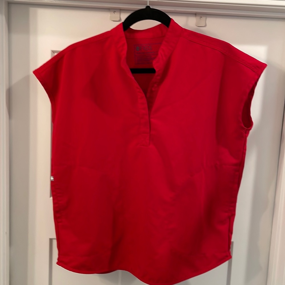 Figs Scrub Top XS